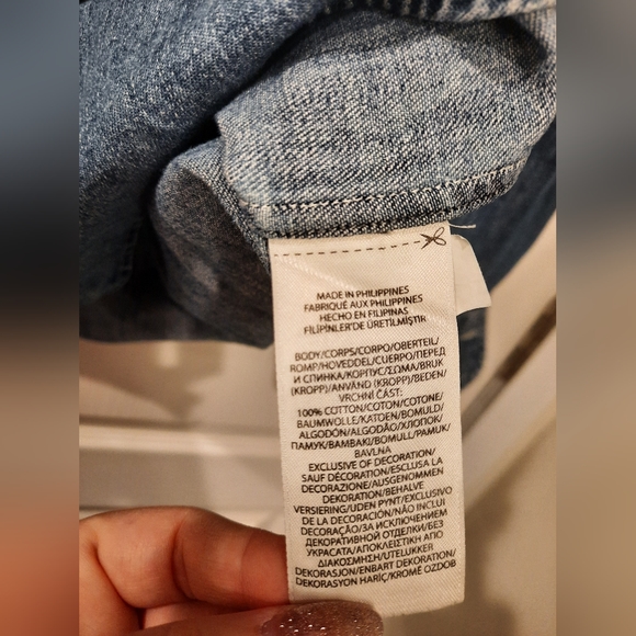 Vintage Ralph Lauren Mens L Denim Button Up Classic Fit - Picture 3 of 7